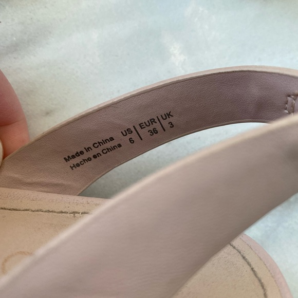 Aldo Twist Strap Sandals Size 6 - Picture 4 of 4